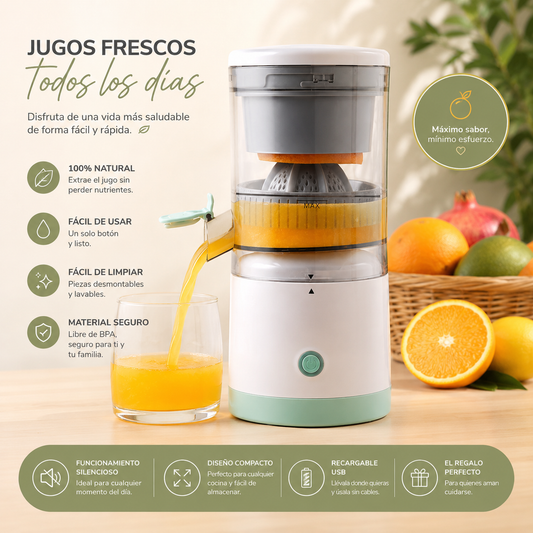 Exprimidor Electrico De Jugo Inalambrico
